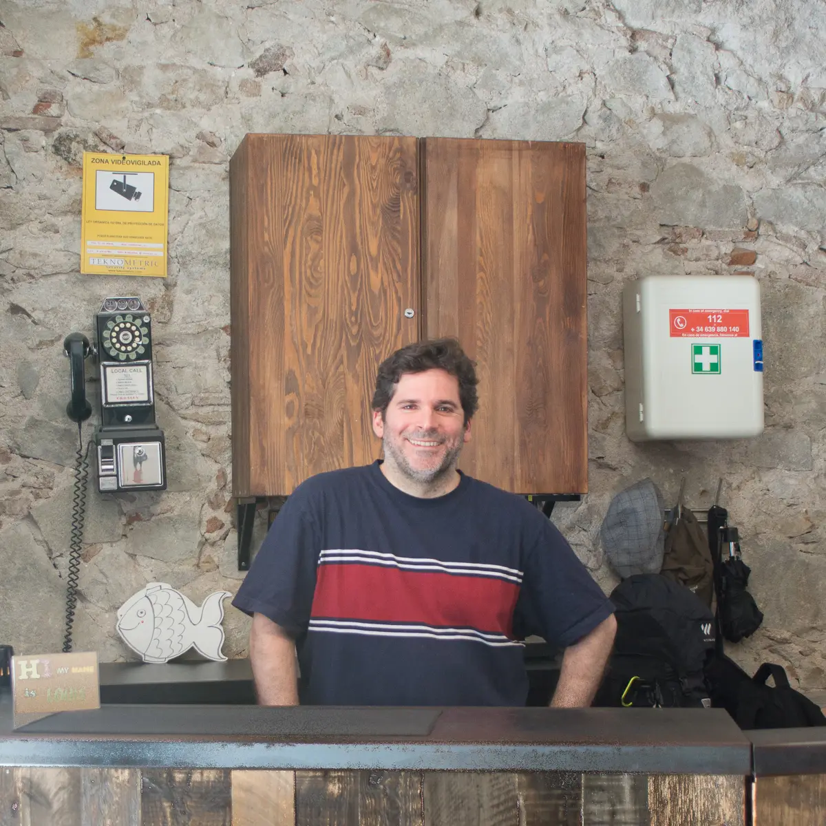 Recepcion TenToGo Hostel en Barcelona